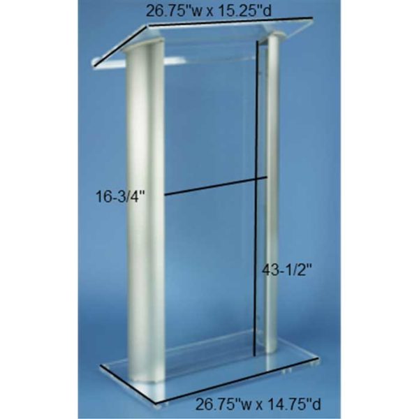 aluminum-podium-dimensions